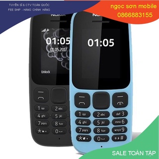 điện thoại giá rẻ,điện thoại nokia 105 1s XỊN kèm pin sạc pin trâu sóng khỏe ngọc sơn mobile