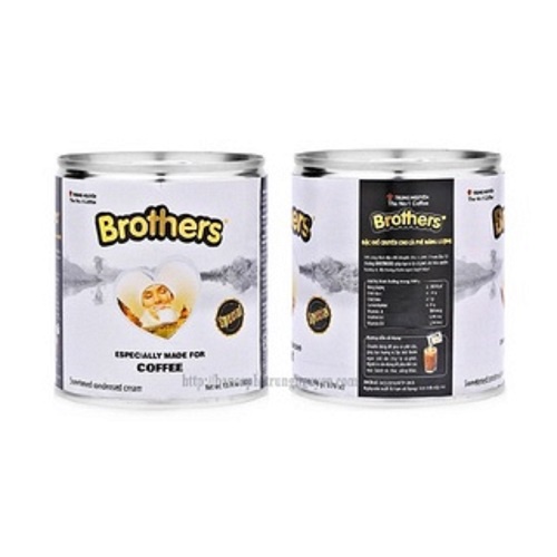 Combo 2 Lon Sữa đặc Brothers Trung Nguyên Legend - Nguyên liệu pha chế cà phê