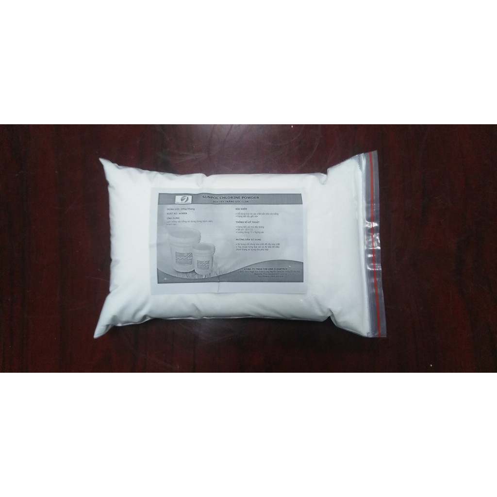 3KG BỘT TẨY TRẮNG QUẦN ÁO GỐC CLO  NHẬP KHẨU HÀN QUỐC