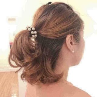 Dây cột tóc hột trái châu