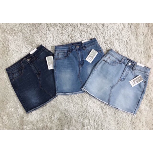 Váy jeans xuất khẩu lai tua