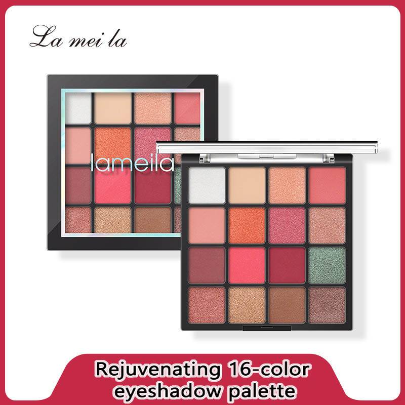 Bảng phấn mắt Lameila 16 màu sắc lâu trôi chống thấm nước