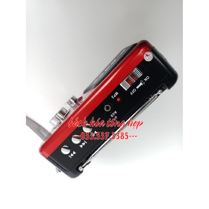 Đài radio, đài fm radio usb thẻ nhớ 521 có hỗ trợ thẻ nhớ và usb