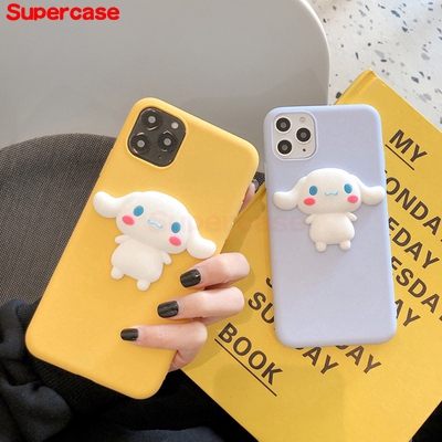 Ốp điện thoại hình Cinnamonroll 3D cho Samsung Galaxy S10 S9 S8 S10+ S9+ S8+ S10E S7 S6 edge Note 10 9 8 Plus