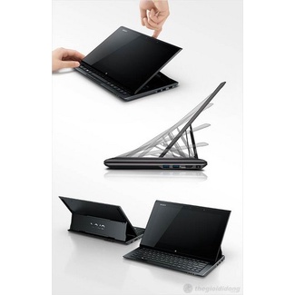 Máy tính bảng lai laptop VAIO DUO 11 bàn phím trượt fullbox Core i5, ram 8Gb