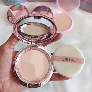 Phấn nén phấn phủ  Cellio shining ex Twoway Cake