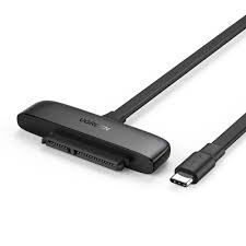 Đọc ổ 2.5 inch SATA ra USB type C 0.5M màu đen Ugreen 70554CM Hàng chính hãng