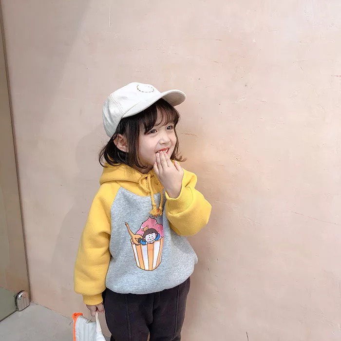 [SALE] Áo Khoác Hodie Nỉ Thu Đông Bé Gái - Bé Gái Hình Hoạt Hình Siêu Dể Thương Size Bé 8-20Kg KEYER KID VN AK02