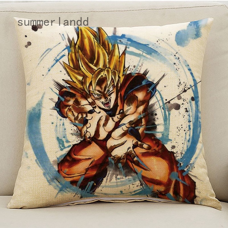 Vỏ gối hình dragon ball z phong cách vintage