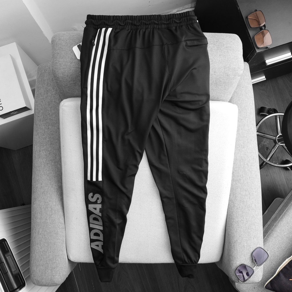 Quần jogger nam tập gym yoga quần thể thao ống suông cao cấp bigsize xuất khẩu QCTNA