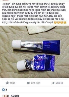 [Chọn size] Kem trị mụn pair Nhật Bản