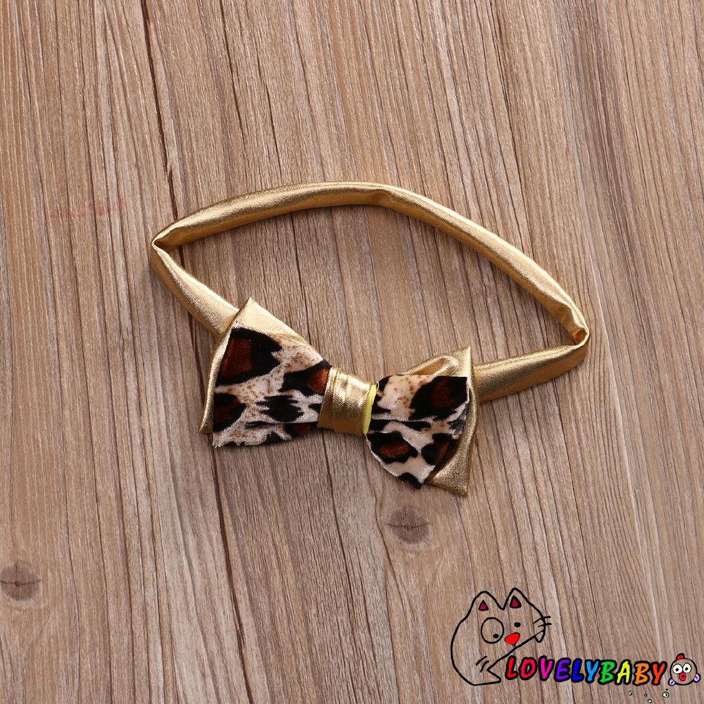 Bộ Bikini 2 Mảnh + Băng Đô Họa Tiết Da Báo Cho Bé Gái | BigBuy360 - bigbuy360.vn