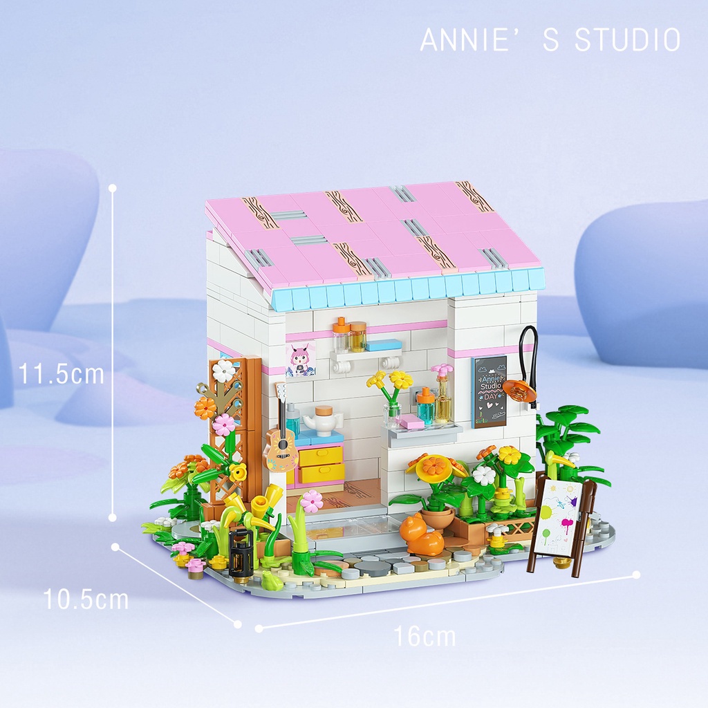 SUNNY Bộ Đồ Chơi Lắp Ráp Mô Hình Thành Phố Quà tặng giáo dục cho trẻ em giúp phát triển