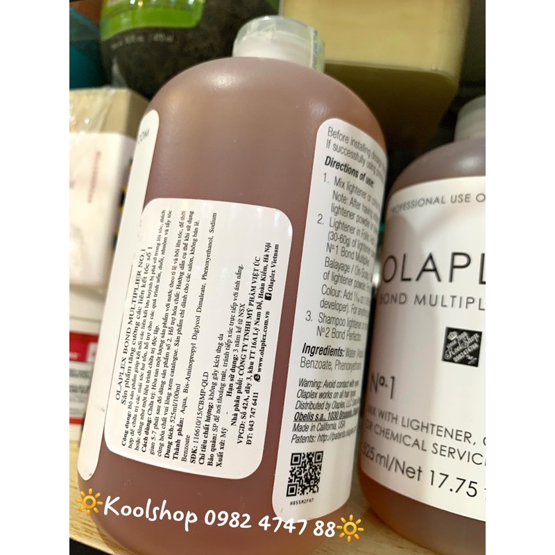 Olaplex 1 dưỡng tóc, phục hồi hư tổn ❤️ 50ml chai thường | BigBuy360 - bigbuy360.vn