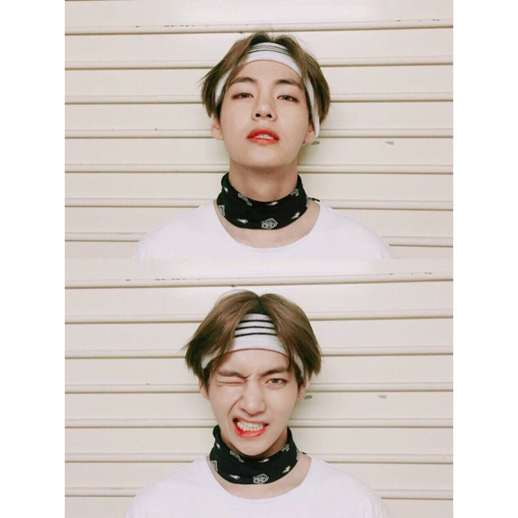 Băng đô Headband BTS sọc ngang - ẢNH THẬT