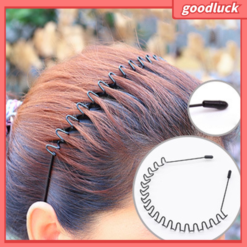 Băng Đô Cài Tóc Bằng Kim Loại Có Thể Điều Chỉnh Dành Cho Nam Và Nữ