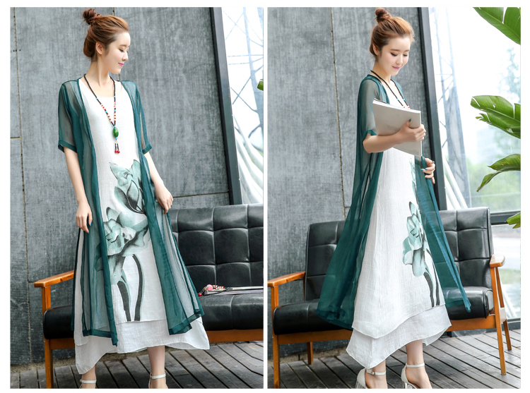 Đầm Thời Trang Dáng Dài Phong Cách Trung Hoa Thanh Lịch 2021 | BigBuy360 - bigbuy360.vn