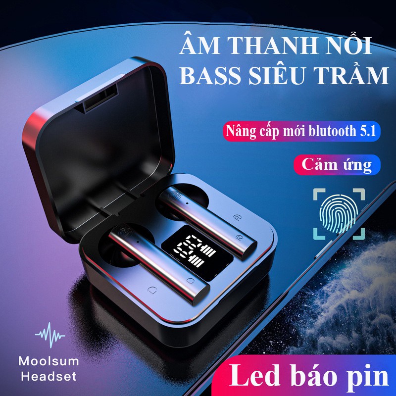Tai nghe bluetooth Ari2s - Thiết kế gọn nhẹ - Nhiều tính năng cải tiến mới - Kiểu dáng thời trang - Có quà tặng