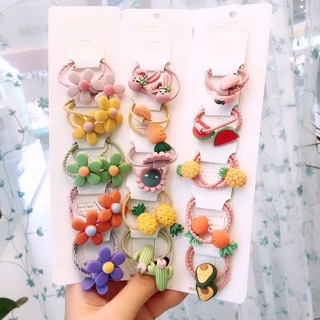 Cặp tóc/dây buộc tóc siêu đáng yêu cho bé gái