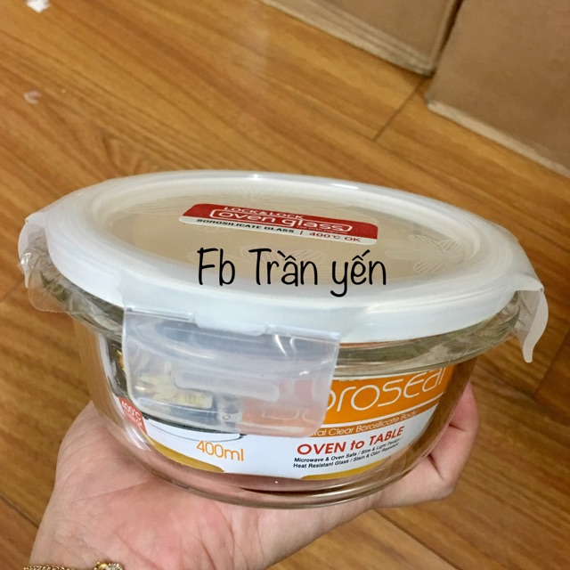 Hộp thuỷ tinh chịu nhiệt Lock&Lock 400ml