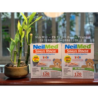 Hộp 120 gói muối neimed sinus rinse kids