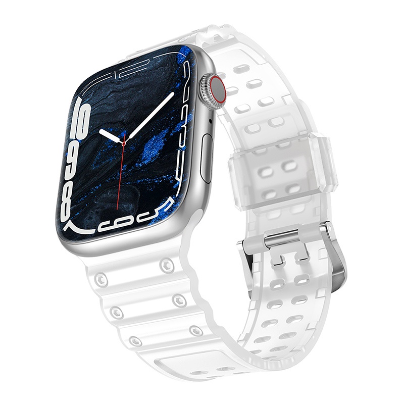 Dây Đeo Silicone Cho Đồng Hồ Thông Minh Apple Watch series 8 7 3 5 6 se Ultra 49mm 44mm 45mm 42mm iwatch 40mm 38mm 41mm