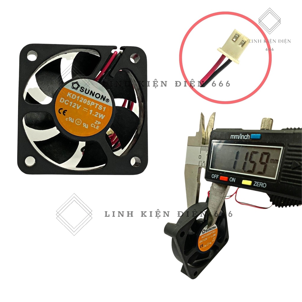 Quạt Tản Nhiệt Laptop Quạt Tản Nhiệt PC Mini Hút Gió Sunon 12V