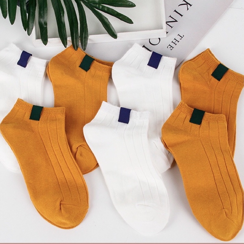 Tất Vớ Nữ Cổ Ngắn Set 5 Đôi Phong Cách Hàn Quốc Chống Hôi Chân T29