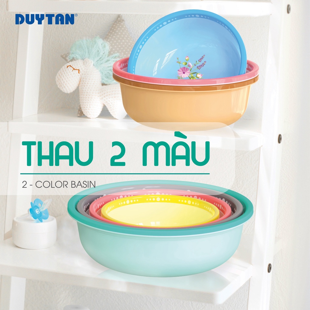 THAU NHỰA 2 MÀU CỦA DUY TÂN