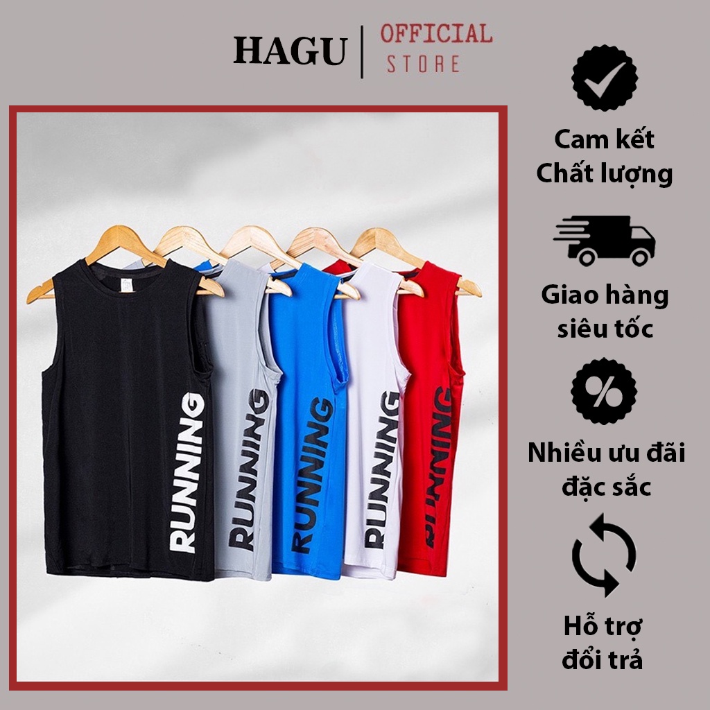 Áo 3 Lỗ Nam Tanktop Thể Thao Running 219 Chất Vải Thun Lạnh Co Dãn Cực Tốt