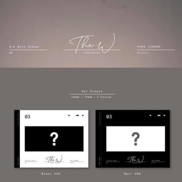 Album Park Jihoon The W