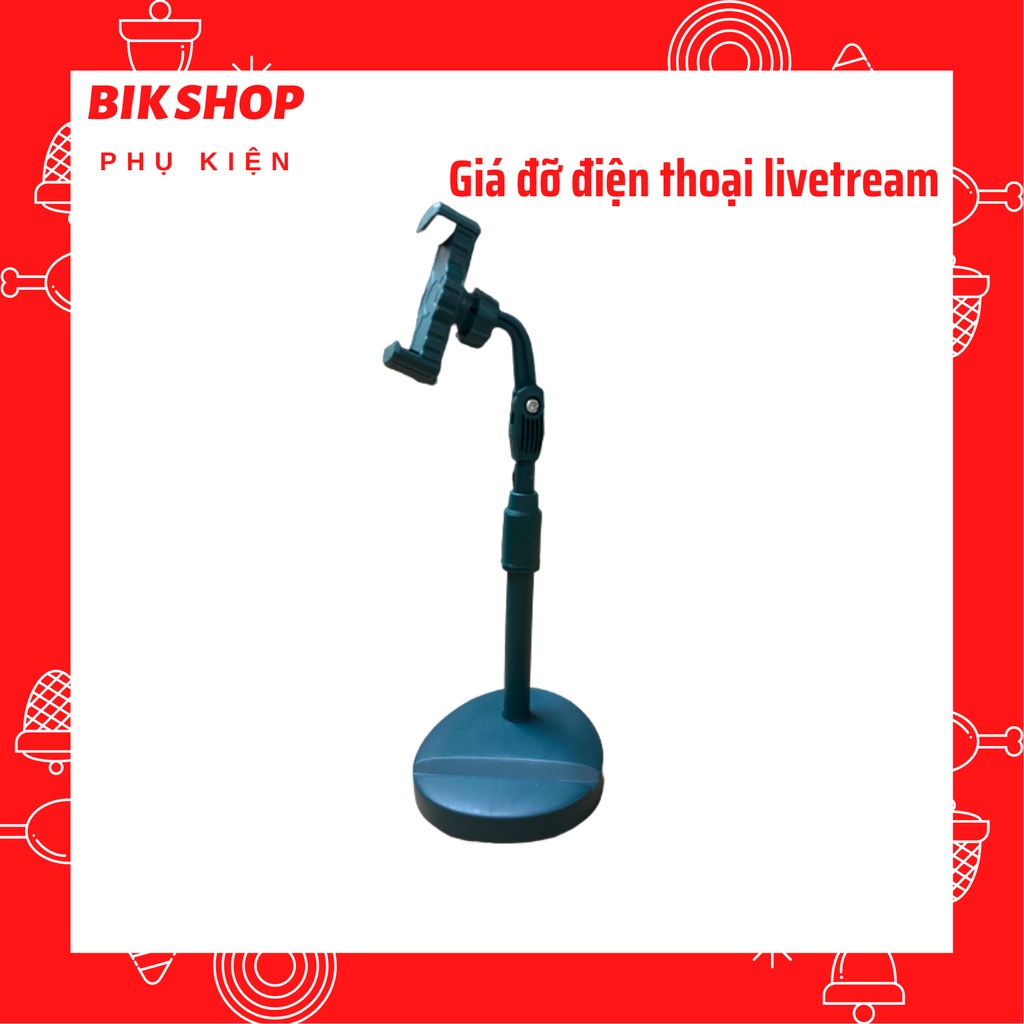 [HÀNG LOẠI 1] Giá Đỡ Điện Thoại Kẹp Điện Thoại Livestream Xem Video Xoay 360 Độ