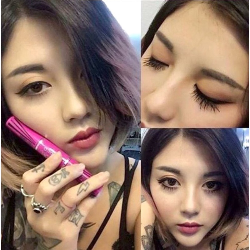 MASCARA ĐA NĂNG 2 ĐẦU MISTINE SUPER MODEL MIRACLE LASH BLACK MASCARA CHÍNH HÃNG - 8745