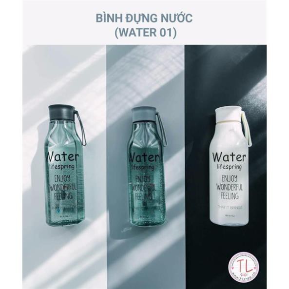 BÌNH NƯỚC - BÌNH NHỰA ĐỰNG NƯỚC - BÌNH WATER 01 - BÌNH NƯỚC DETOX