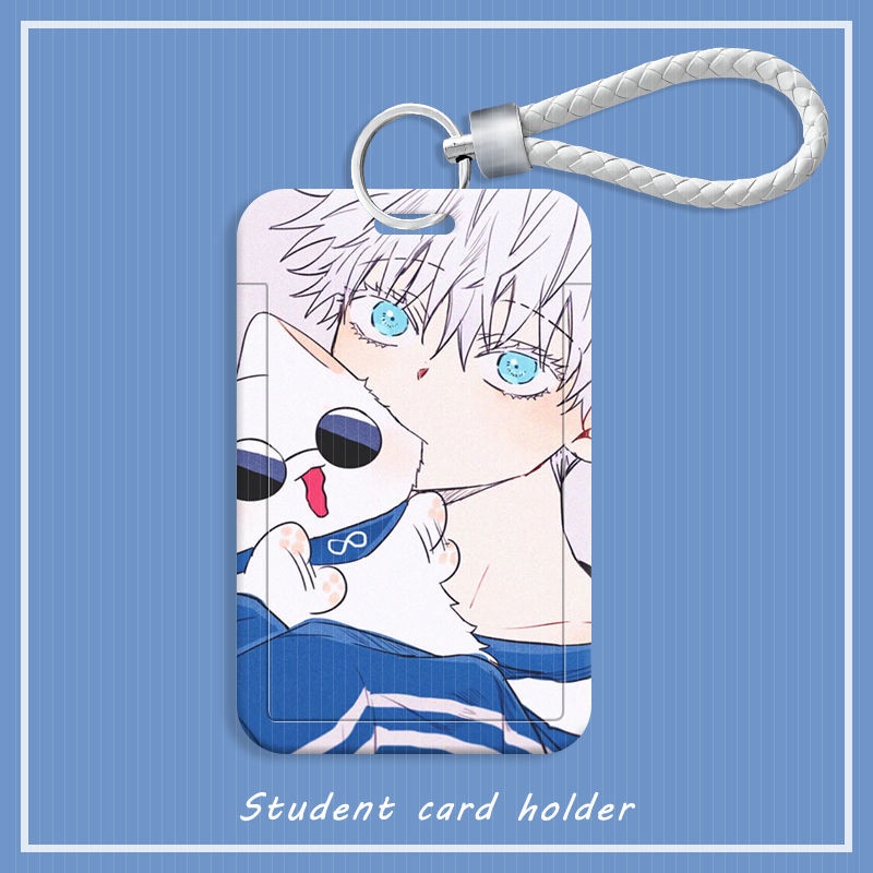 Bộ 6 Vỏ Bọc Thẻ In Hình anime jujutsu kaisen mrt gojo Satoruatoru subway