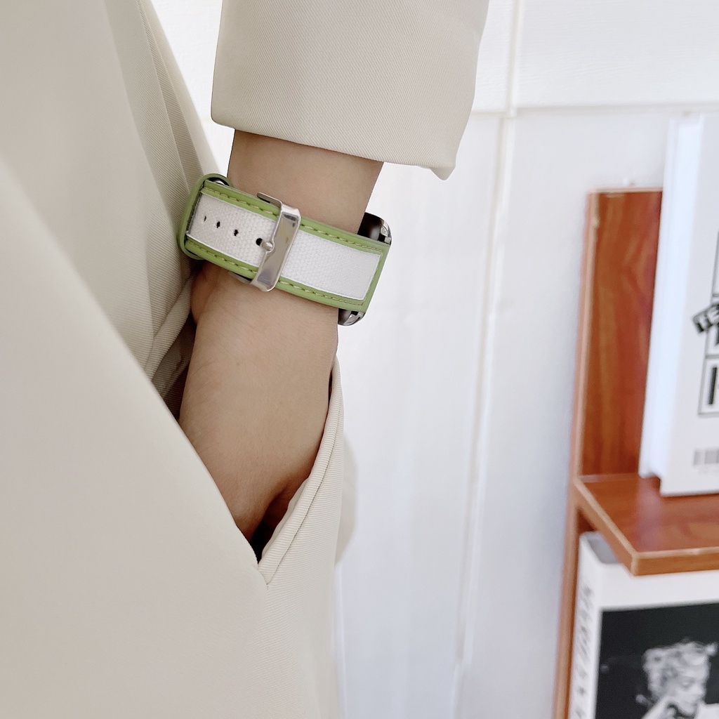 Dây đeo bằng da cho đồng hồ Apple Watch Series iWatch 8 / 7 / 6 / 5 / 4 / 3 /SE S8 Ultra 49mm 38mm 40mm 41mm 42mm 44mm 45mm
