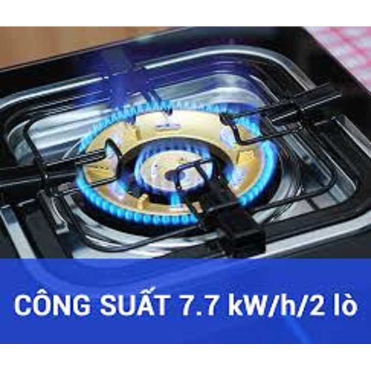 Bếp gas đôi Electrolux ETG728GKR Trưng Bày+Tặng Dây gas Hệ thống đánh lửa Magneto,cho lửa xanh