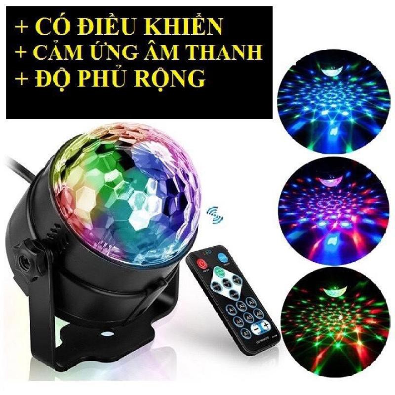 Đèn LED Vũ Trường Xoay 7 Màu Cảm Ứng Theo Tiếng Nhạc Bx Electronics💥 SIÊU HOT💥