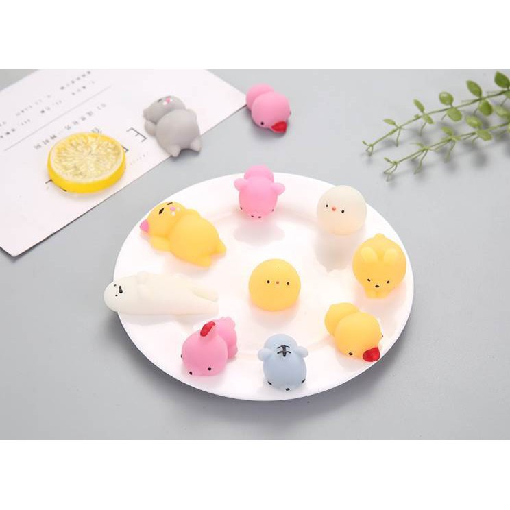  Combo 10 Squishy Mochi Hình Thú Cực Dễ Thương (Giao mẫu ngẫu nhiên)  ZNT3164