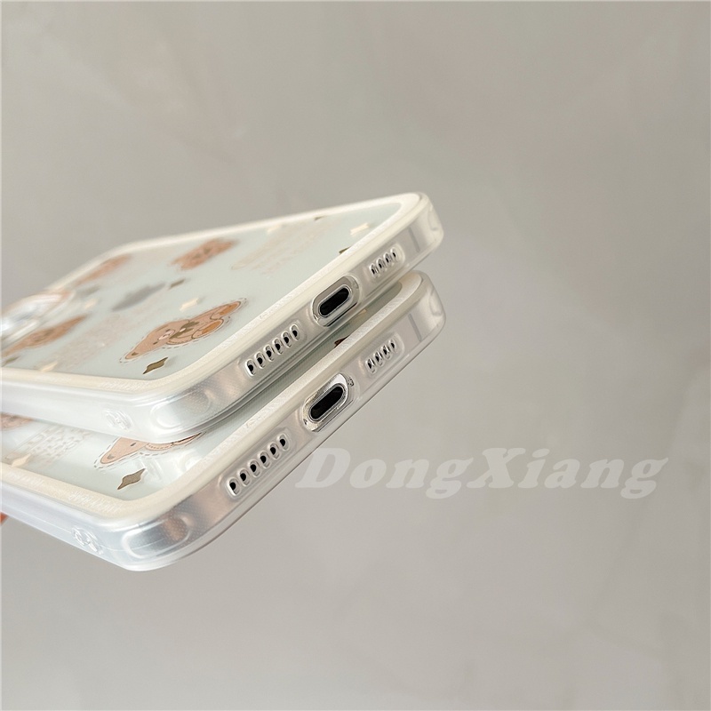 Ốp Điện Thoại TPU Mềm Trong Suốt Hình Gấu Hoạt Hình Cho Huawei Y7A Nova 3i Nova5T Nova7i P20 Lite P30 Y9 2019 Y9 Prime Y7 Pro Y9S