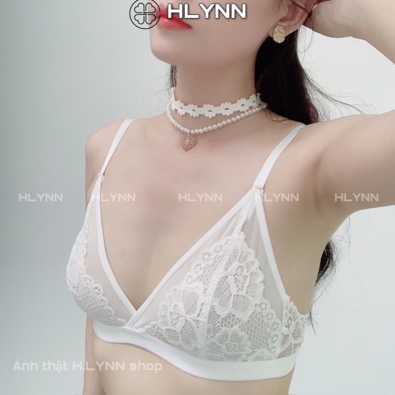 Set đồ lót ren không gọng mút phối lưới m145 | BigBuy360 - bigbuy360.vn