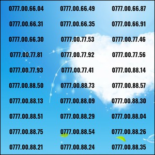 Sim 4G 10 số đẹp Mobifone tam hoa