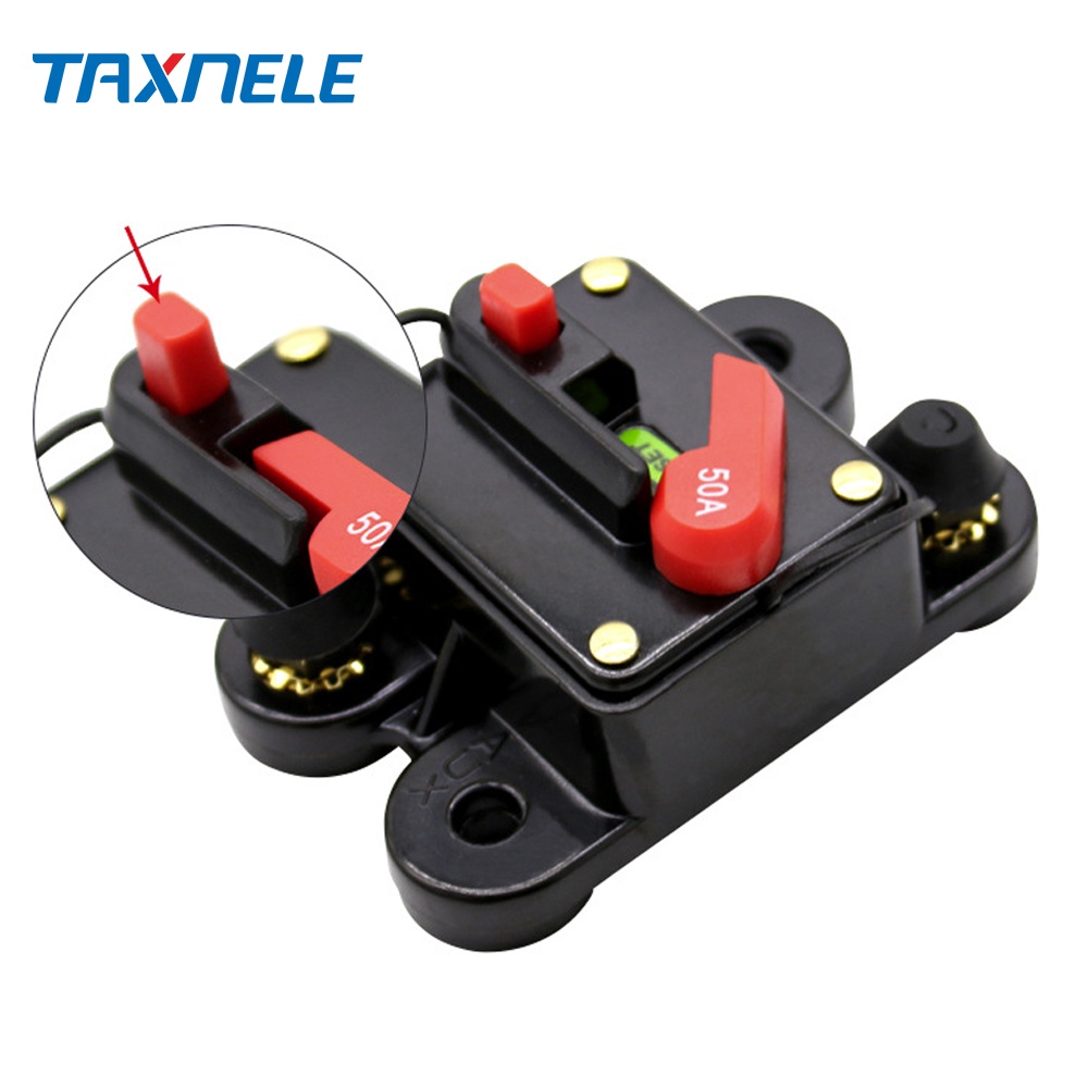 Cầu Chì Khuếch Đại Âm Thanh Chống Nước 50A 60A 80A 100A 125A 150A 200A 12V 24V Cho Tàu Thuyền Sự Bảo Vệ