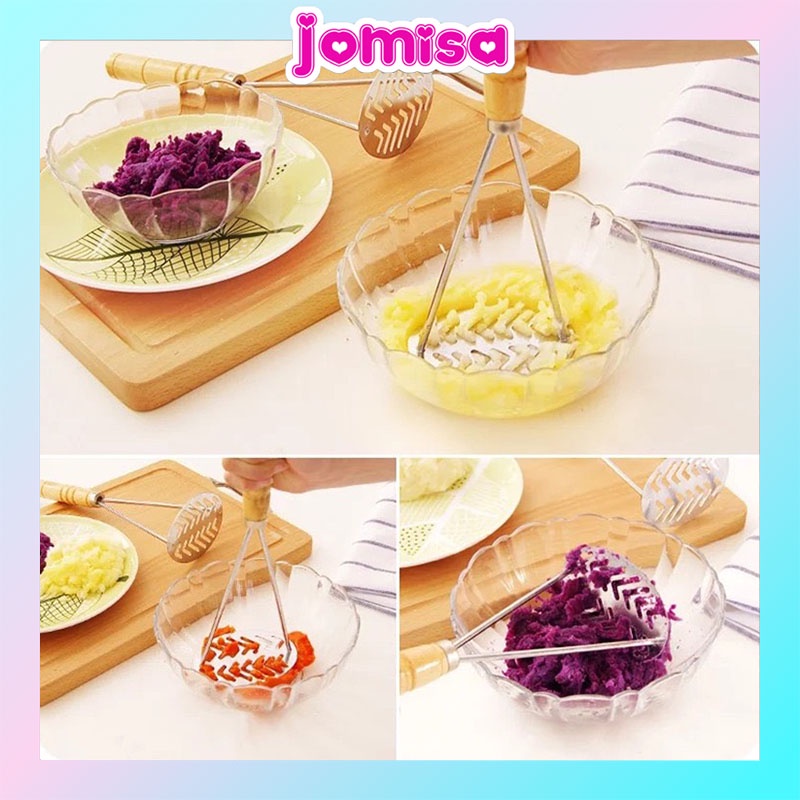Dụng cụ nghiền khoai trái cây làm thức ăn cho bé inox an toàn JOMISA AD26