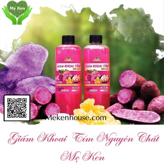 Giấm khoai lang tím hữu cơ mẹken 500ml - giữ dáng, đẹp da