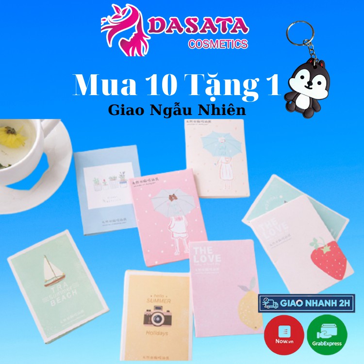 Giấy Thấm Dầu Da Mặt SIÊU RẺ Giấy Thấm Dầu Gói 50 Tờ Nội Địa Trung Thấm Dầu Tốt Giúp Da Sạch Phòng Tránh Mụn DASATA