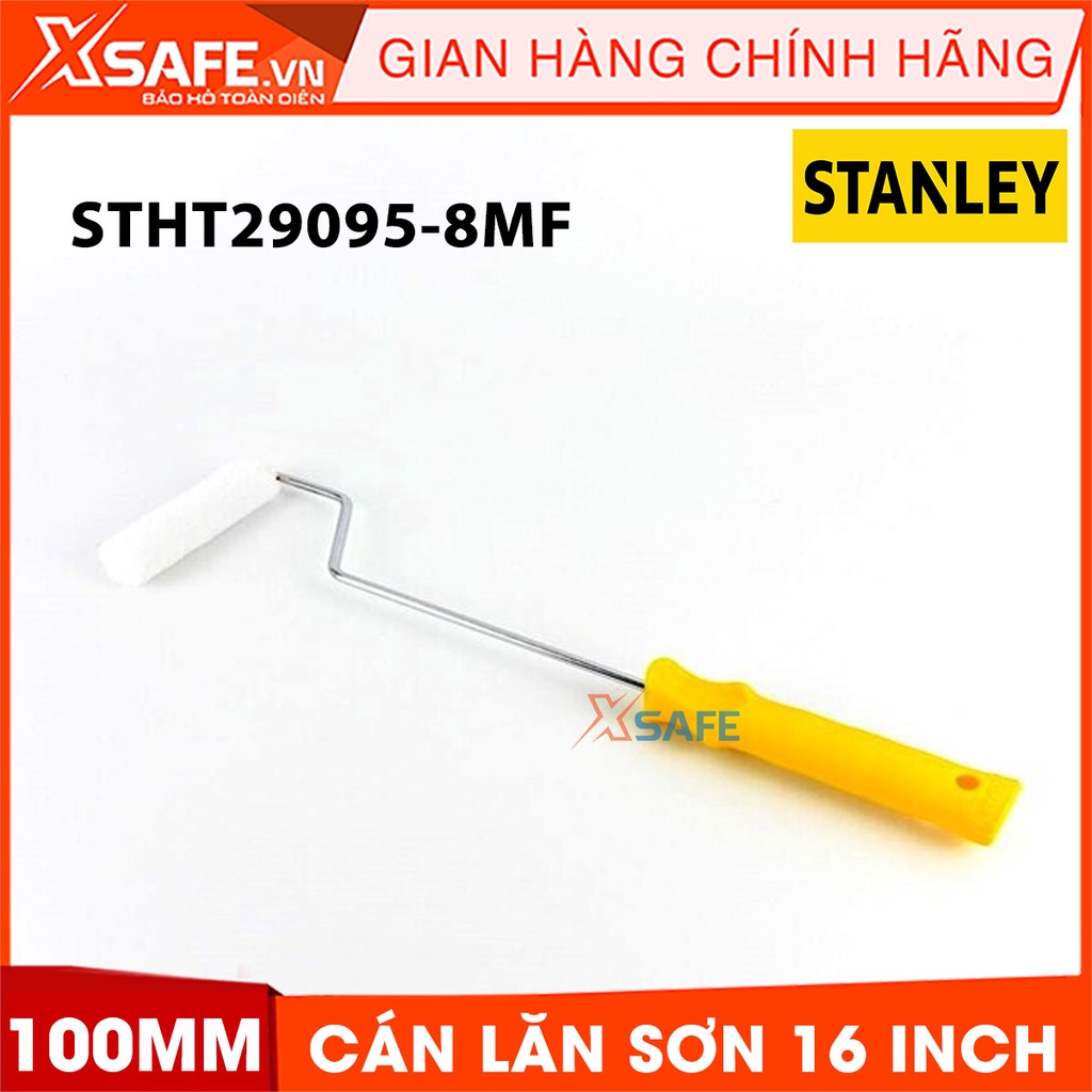 Lăn sơn cán 16 inch STANLEY STHT29095-8MF bông lăn dài 4inch Con lăn sơn nước bông lăn mềm mịn, tay cầm thoải mái