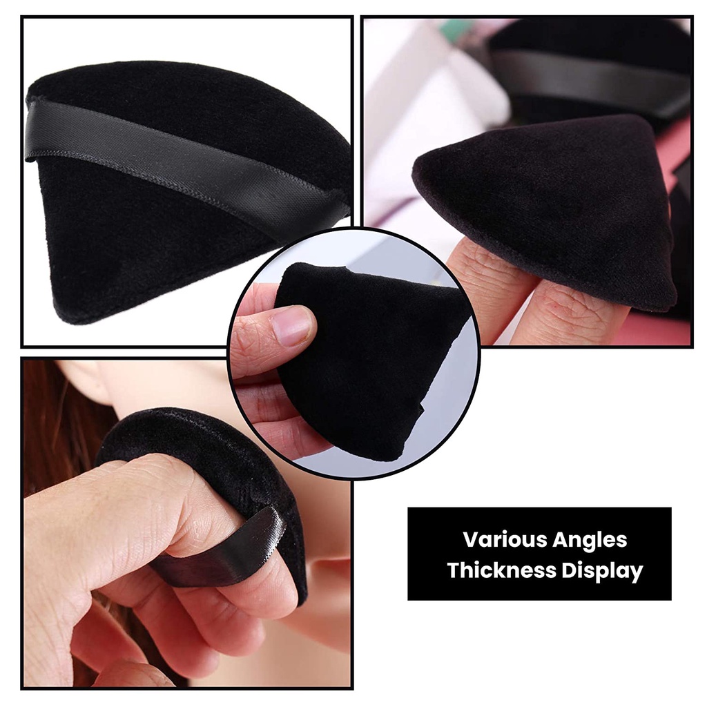 [Hàng mới về] Set 2 mút trang điểm hình tam giác tiện dụng