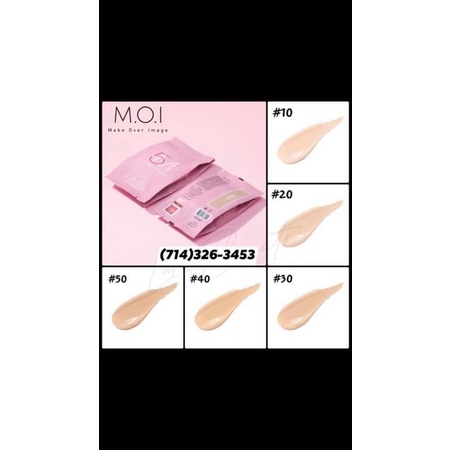 [ĐỦ MÀU] PHẤN NƯỚC CUSHION 5M M.O.I Cosmetic Hồ Ngọc Hà (chuẩn chính hãng)