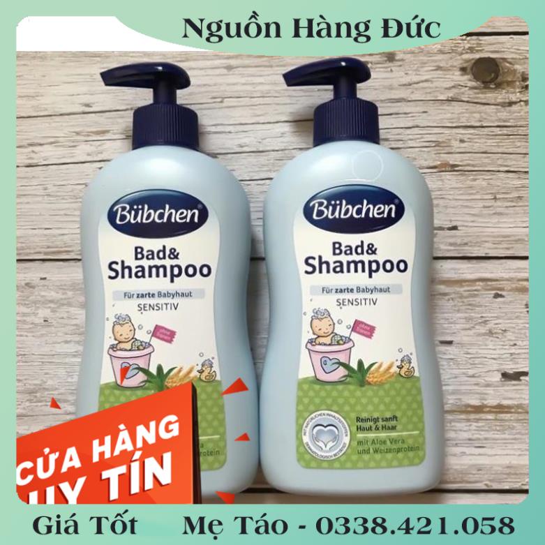 [auth] Sữa Tắm Gội Cho Trẻ Sơ Sinh Bubchen 400ml - Nội địa Đức Đủ Bill [Hot]